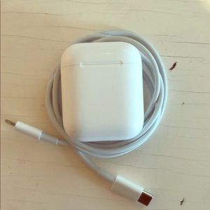 AirPods with one USB-C cable 1 meter (3 feet)